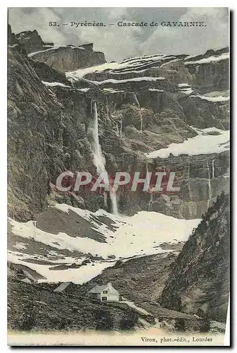 Cartes postales Pyrenees Cascade de Gavarnie