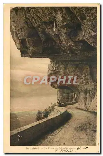 Cartes postales Dauphine la route de Saint Pancrasse