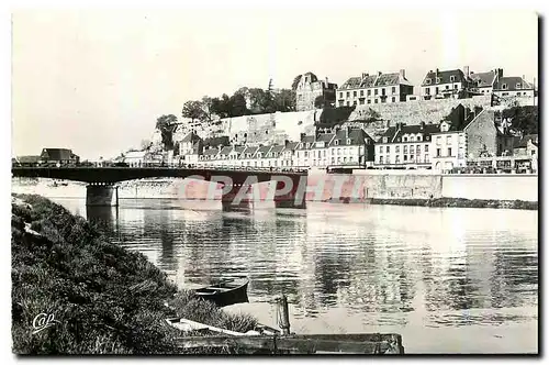 Moderne Karte Pontoise Seine et oise le pont et la Villa neuve