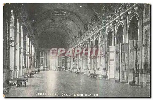 Cartes postales Versailles galerie des glaces