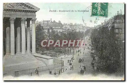 Cartes postales Paris Boulevard de la Madeleine