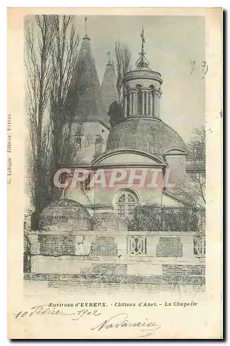 Ansichtskarte AK Environs d'Evreux chateau d'Anet la chapelle