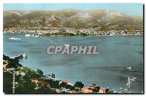 Cartes postales moderneCote d'Azur Toulon rade de Toulon vue de Saint Mandrier