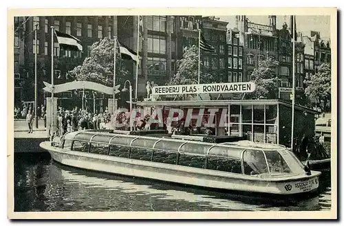 Cartes postales Amsterdam Bateau