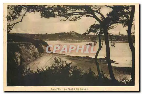 Ansichtskarte AK Paimpol La Plage du Guilben