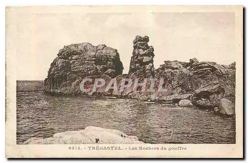 Cartes postales Tregastel Les Rochers du gouffre