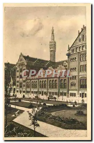 Ansichtskarte AK Lille Hotel de Ville et Square du Reduit