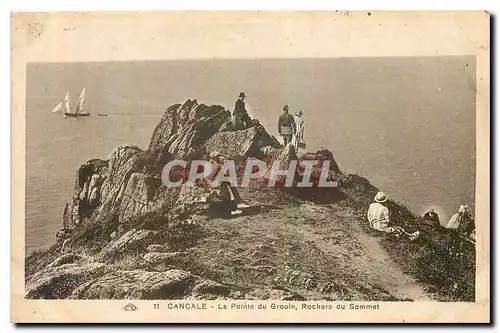 Ansichtskarte AK Cancale La Pointe du Grouin Rochers du Sommet