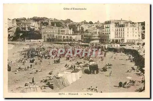 Cartes postales Cote d'Emeraude Dinard La Plage