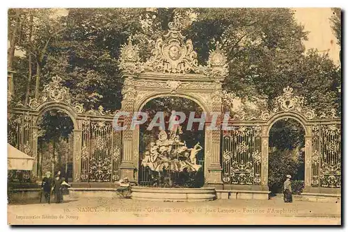 Cartes postales Nancy Place Stanislas Fontaine d'Amphitrite