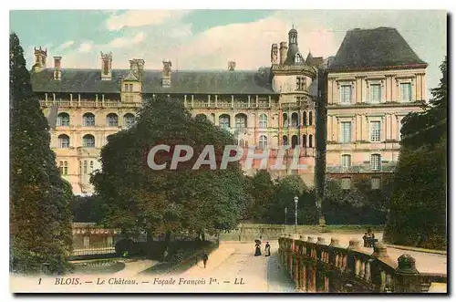 Cartes postales Blois Le Chateau Facade Francois I