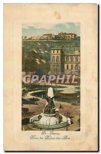 Cartes postales St Etienne Place du Palais des Arts