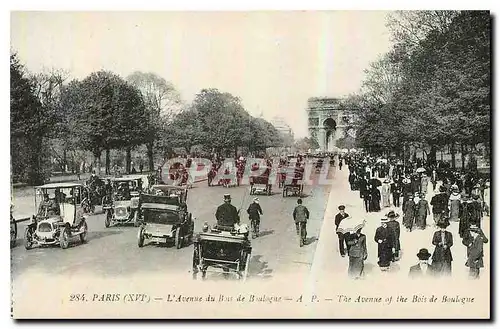 Cartes postales Paris L'Avenue du Bois de Boulogne