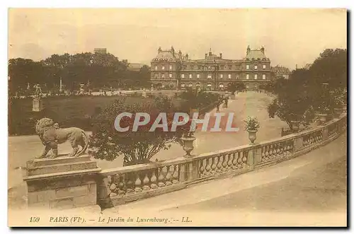 Ansichtskarte AK Paris Le Jardin du Luxembourg Lion