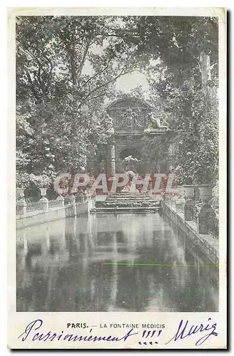 Ansichtskarte AK Paris La Fontaine Medicis