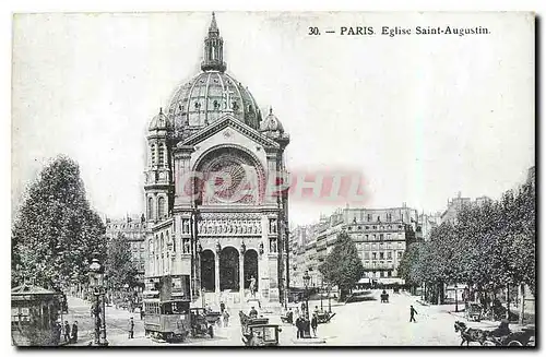 Cartes postales Paris Eglise Saint Augustin