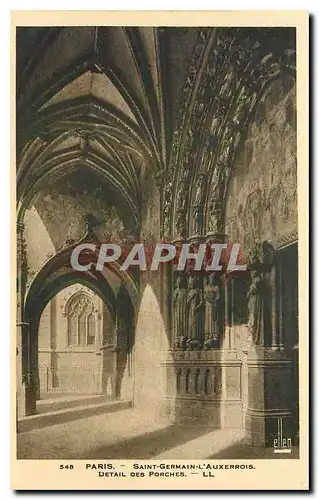 Ansichtskarte AK Paris Saint Germain l'Auxerrois Detail des Porches