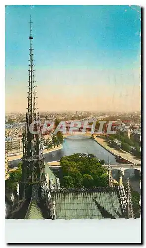 Ansichtskarte AK Paris et ses Merveilles La Seine en amont de Notre Dame