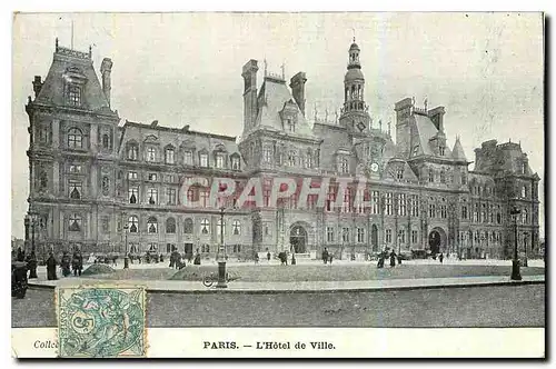 Cartes postales Paris L'Hotel de Ville