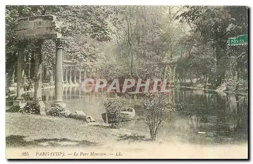 Cartes postales Paris Le Parc Monceau