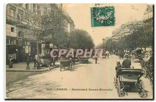 Cartes postales Paris Boulevard Bonne Nouvelle