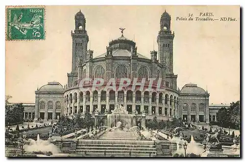 Cartes postales Paris Palais du Trocadero