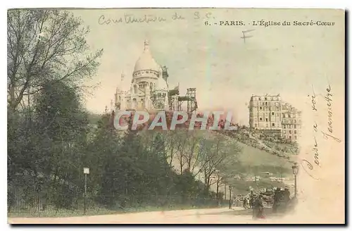 Cartes postales Paris l'Eglise du Sacre Coeur