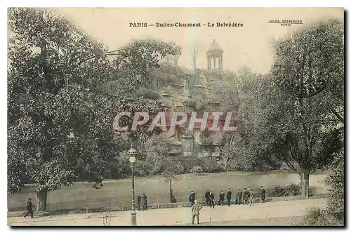 Cartes postales Paris Buttes Chaumont Le Belvedere