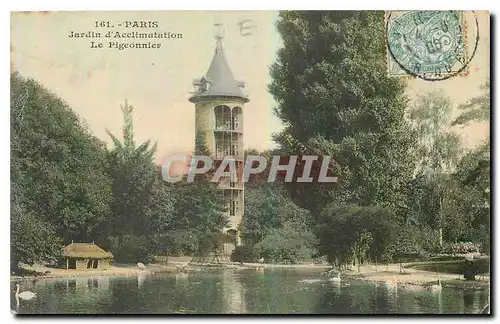 Cartes postales Paris Jardin d'Acclimatation Le Pigeonnier Pigeon