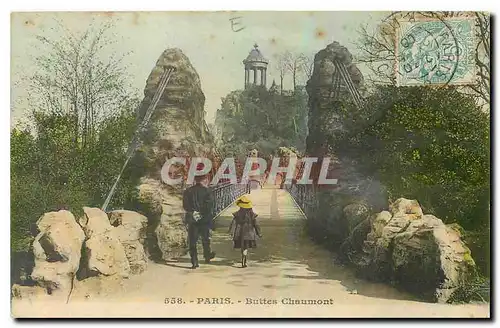 Cartes postales Paris Buttes Chaumont