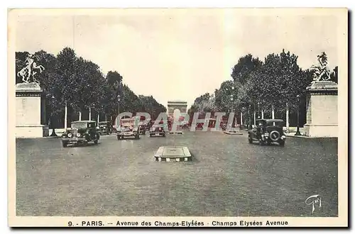 Cartes postales Paris Avenue des Champs Elysees