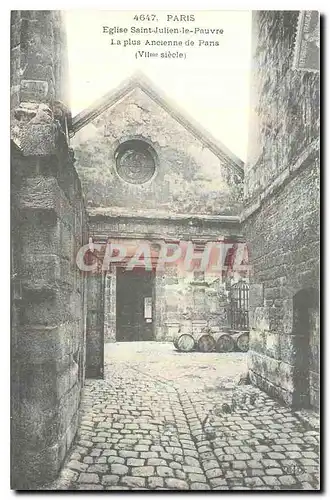 Cartes postales Paris Eglise Saint Julien le Pauvre