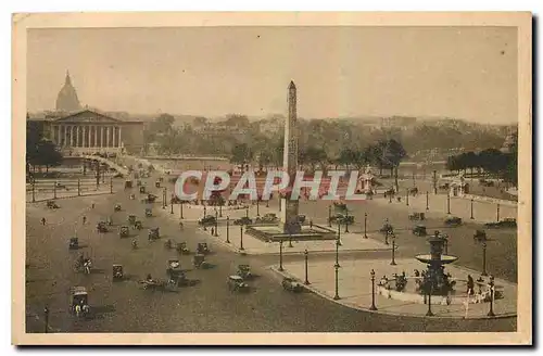 Ansichtskarte AK Paris en Flanant La place de la Concorde