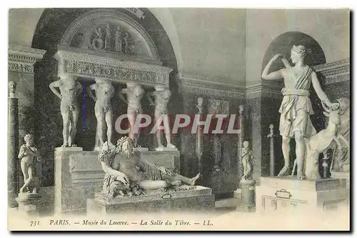 Cartes postales Musee du Louvre La Salle du Tibre Paris