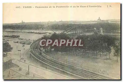 Cartes postales Paris Panorama de la Rascrelle et de la Gare d'Austerlliz