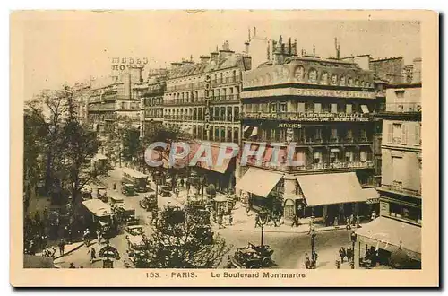 Cartes postales Paris Le Boulevard Montmartre