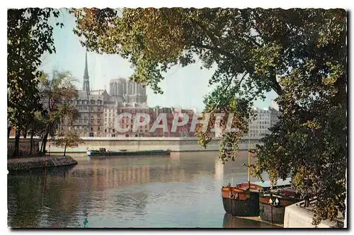 Cartes postales Paris la Seine et Notre Dame