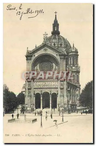 Cartes postales Paris L'Eglise Saint Augustin