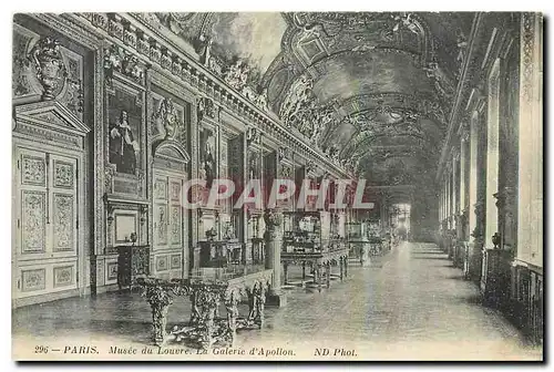 Cartes postales Paris Musee du Louvre la galerie d'Apollon