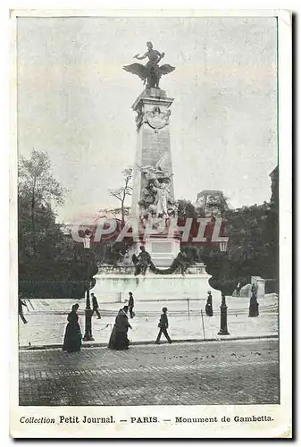 Ansichtskarte AK Collection petit jounal Paris Monument Gambetta