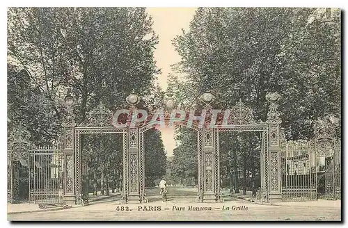 Cartes postales Paris Parc Monceau