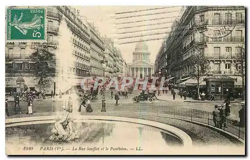 Cartes postales Paris La Rue Soufflot et le Pantheon