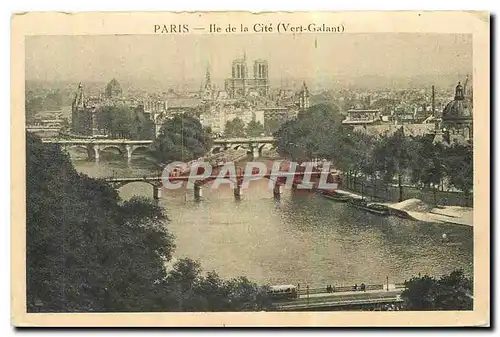 Ansichtskarte AK Paris Ile de la Cite Vert Galant