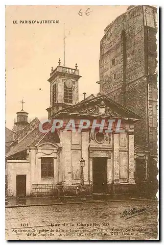 Cartes postales Le Paris d'Autrefois rue de la Chapelle