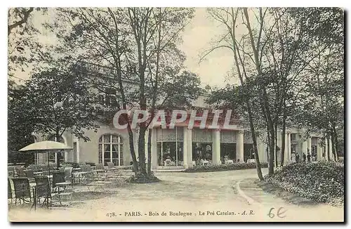 Cartes postales Paris bois de boulogne le pre catelan