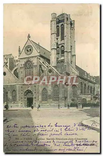 Cartes postales Paris Eglise Saint Nicolas des Champs