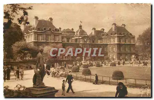 Ansichtskarte AK Paris et ses merveilles Jardin et palais du Luxembourg