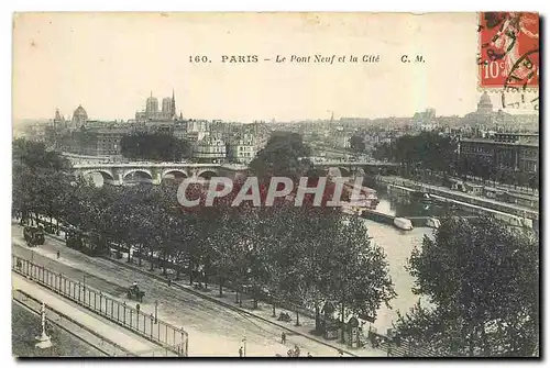 Ansichtskarte AK Paris Le Pont Neuf et la Cite