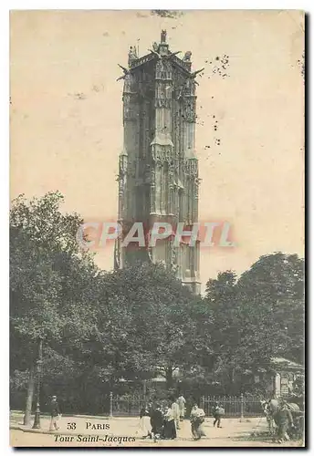 Cartes postales Paris Tour Saint Jacques