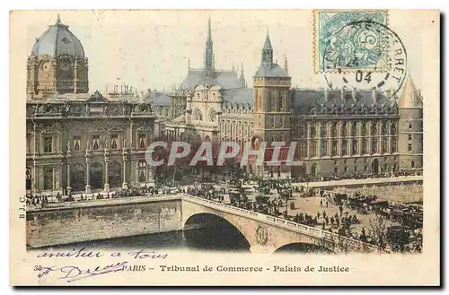 Cartes postales Paris Tribunal de Commerce Palais de Justice